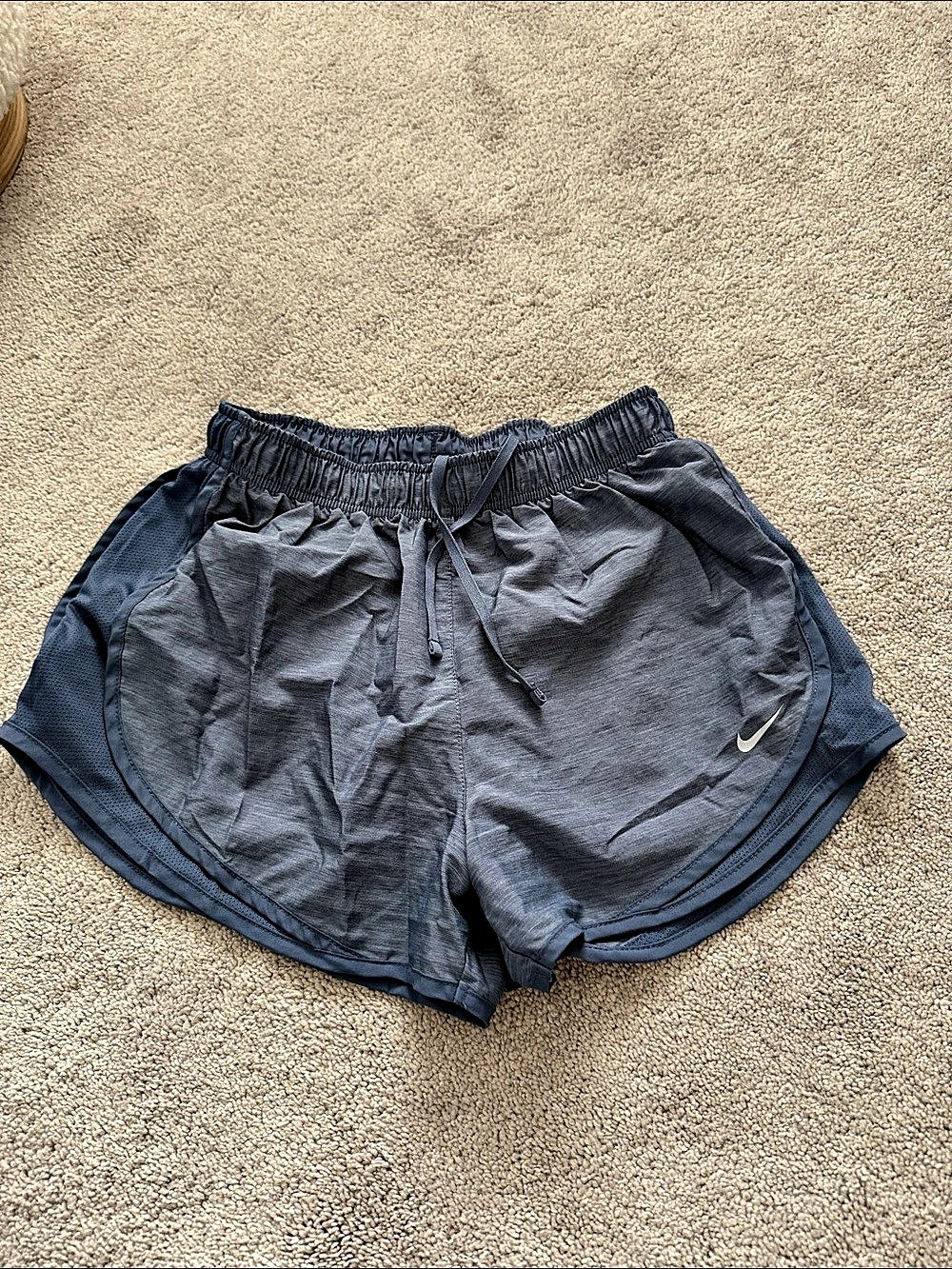 Nike Women's Tempo Dri-FIT Running Shorts Gray Medium